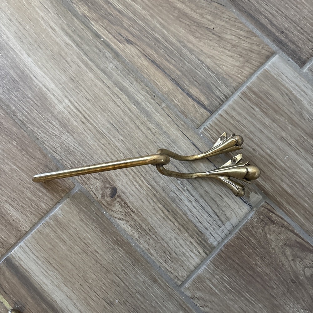 Brass Anthroprologie Claudia Roll Holder Unique Bathroom Hardware 4d